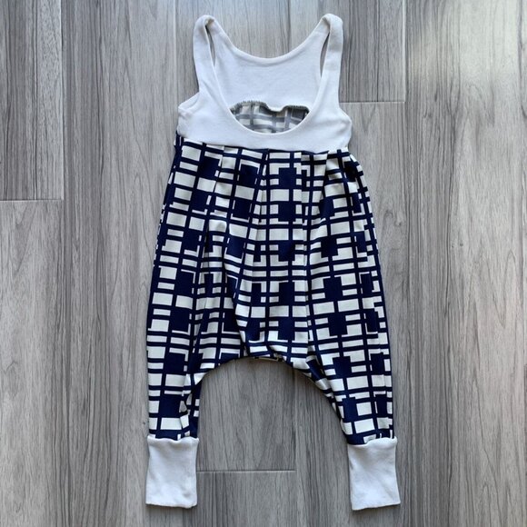 Handmade Geo Shape Harem Tank Romper - Picture 4 of 7